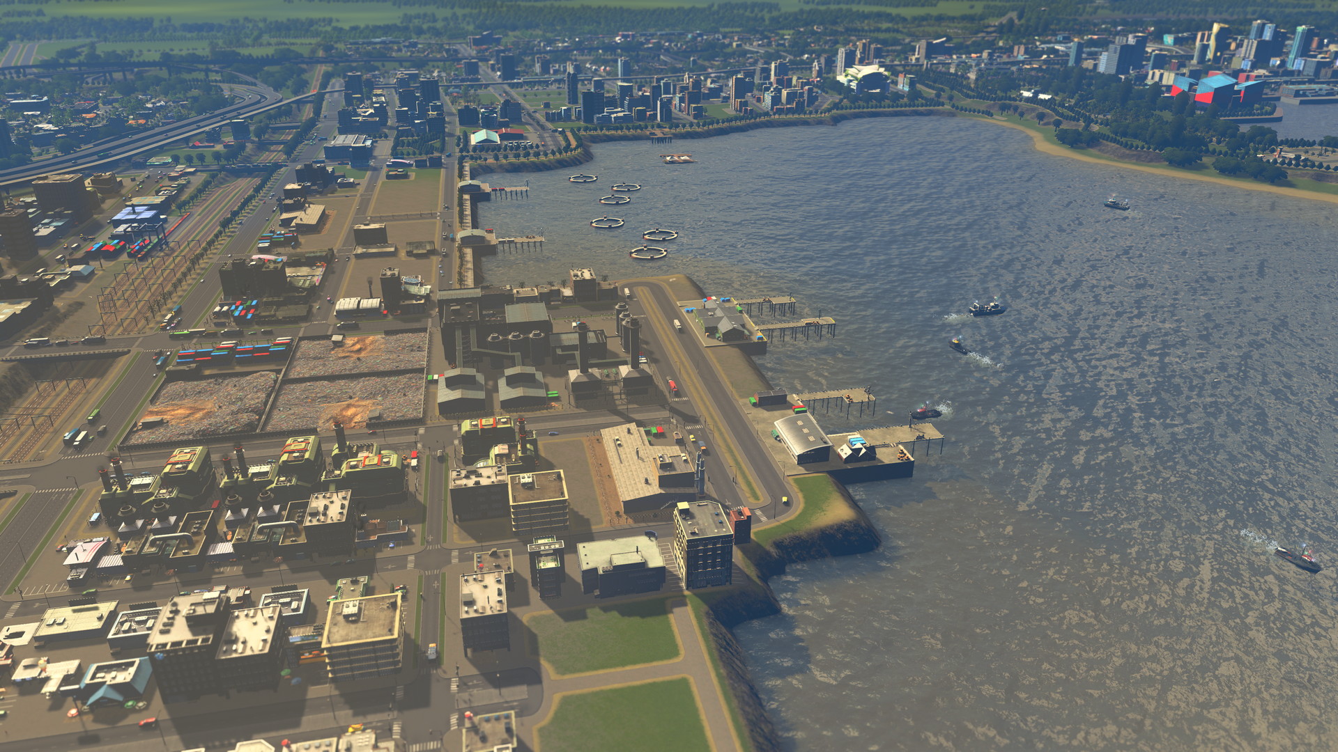 Cities: Skylines - Sunset Harbor - screenshot 5