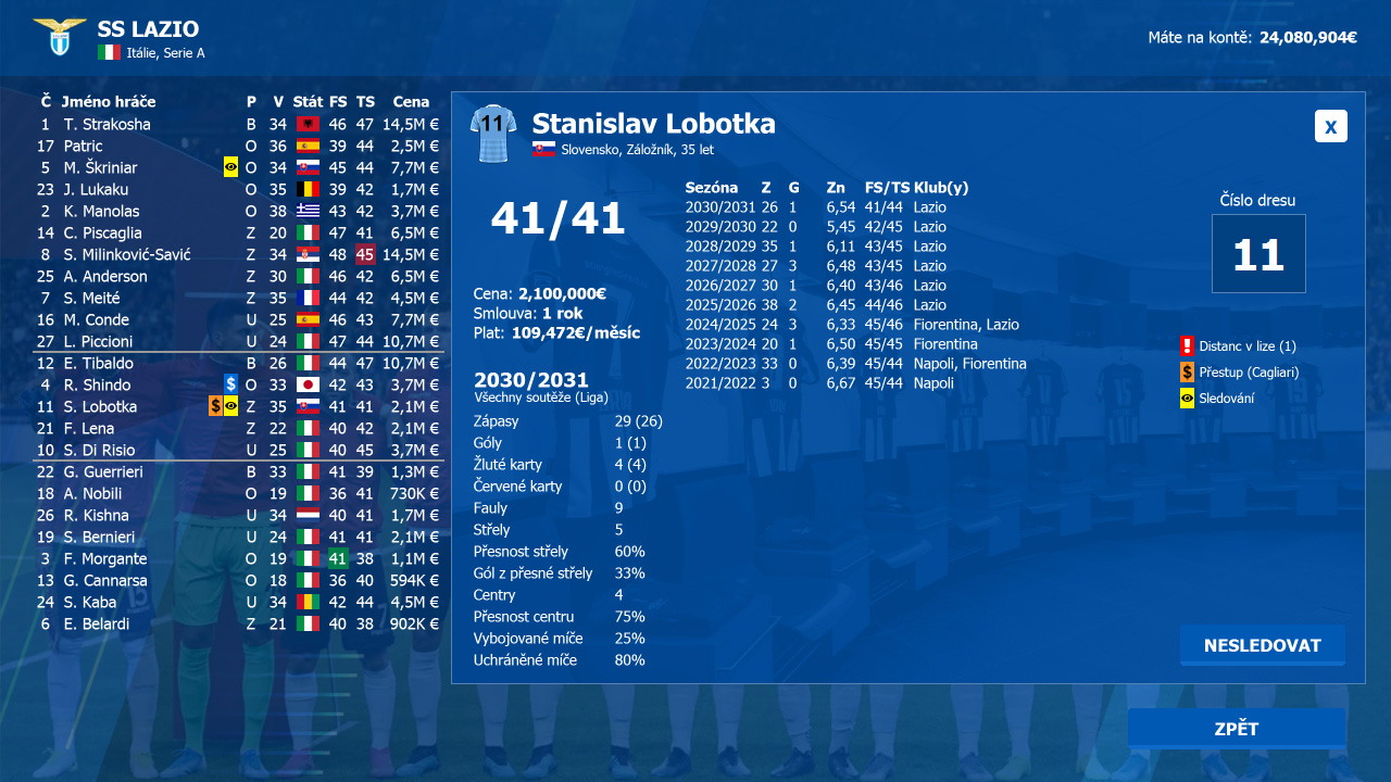 Czech Soccer Manager 2022 - screenshot 16