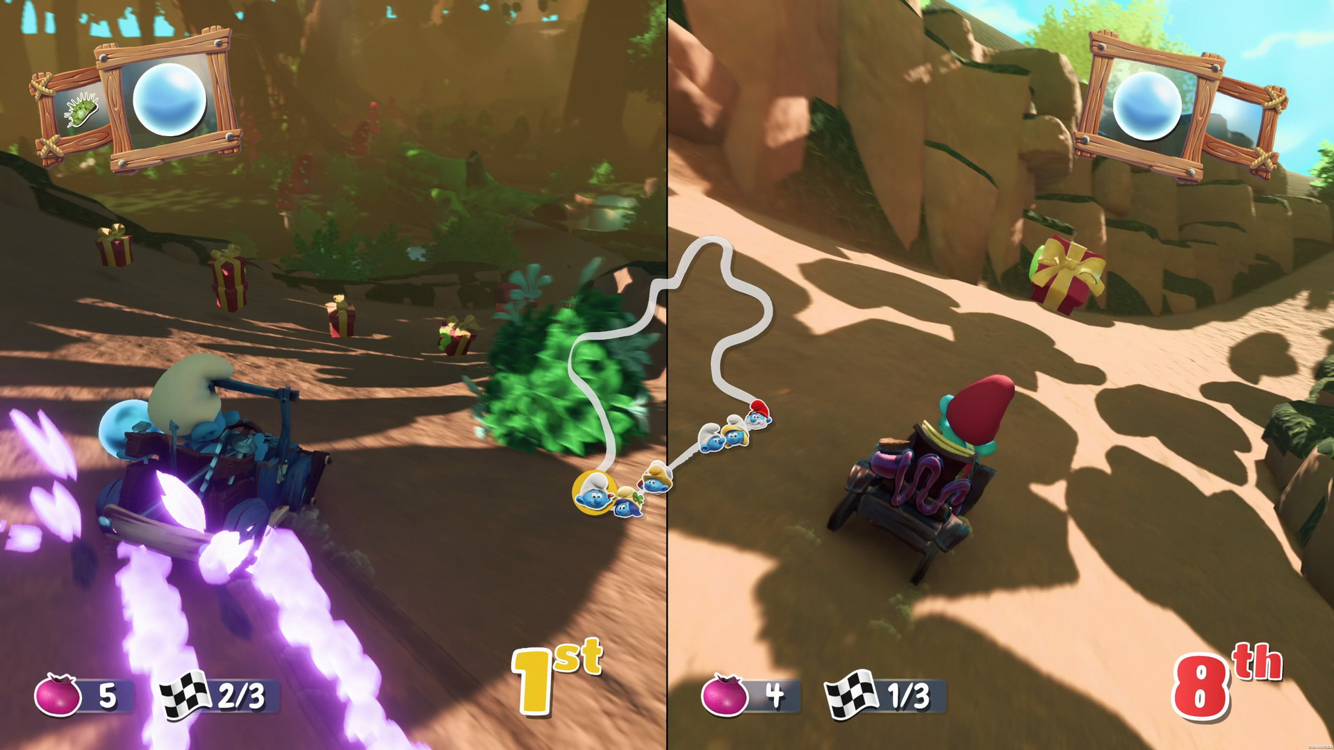 Smurfs Kart - screenshot 1