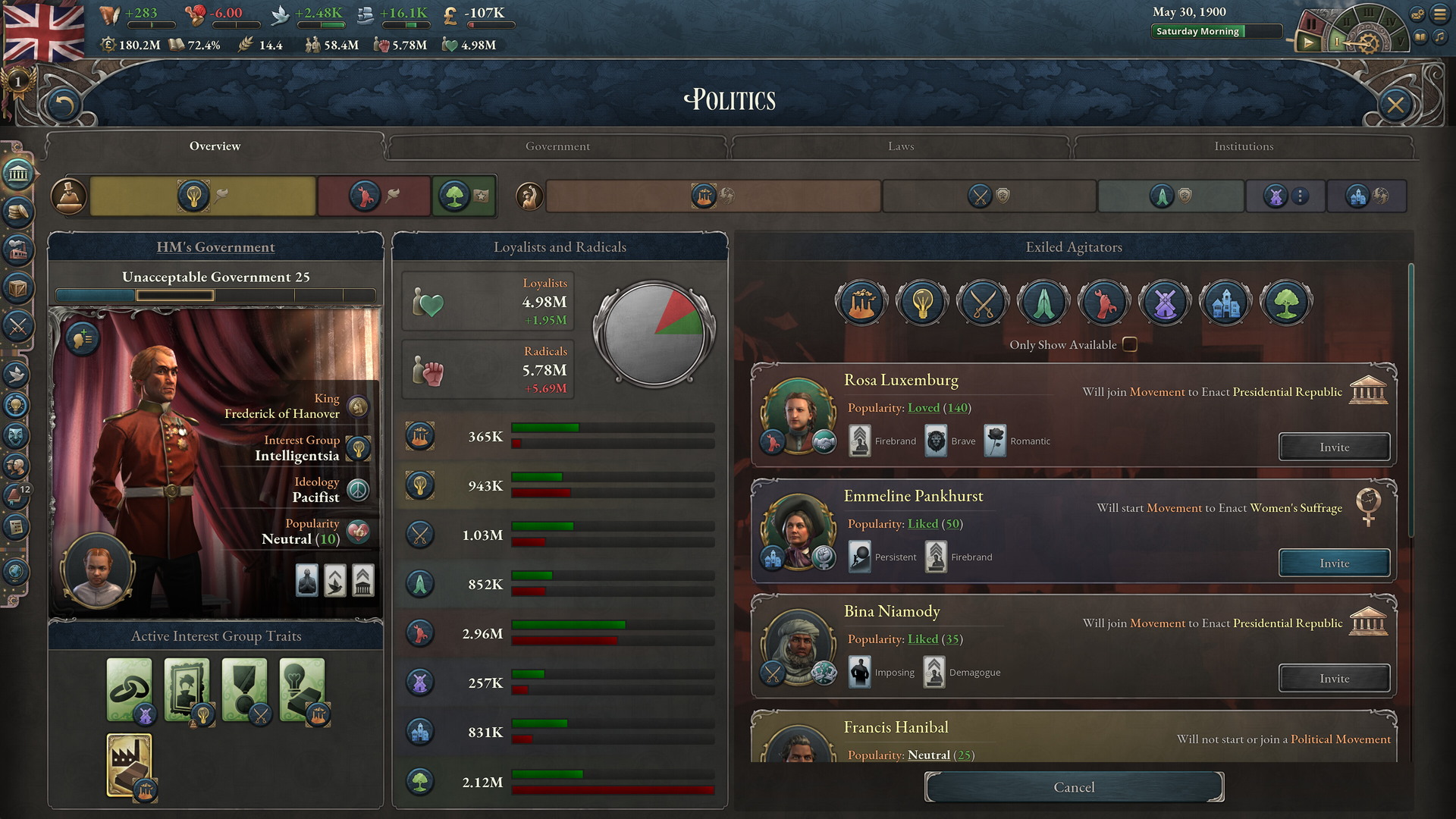 Victoria 3: Voice of the People - screenshot 2