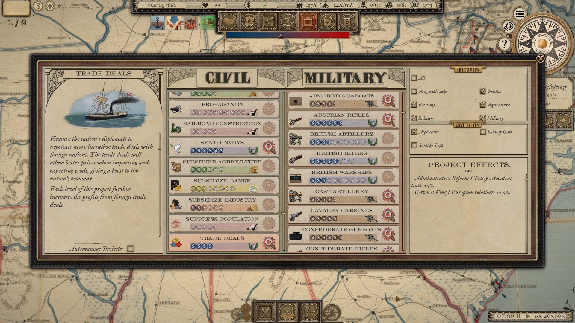 Grand Tactician: The Civil War (1861-1865) - screenshot 8