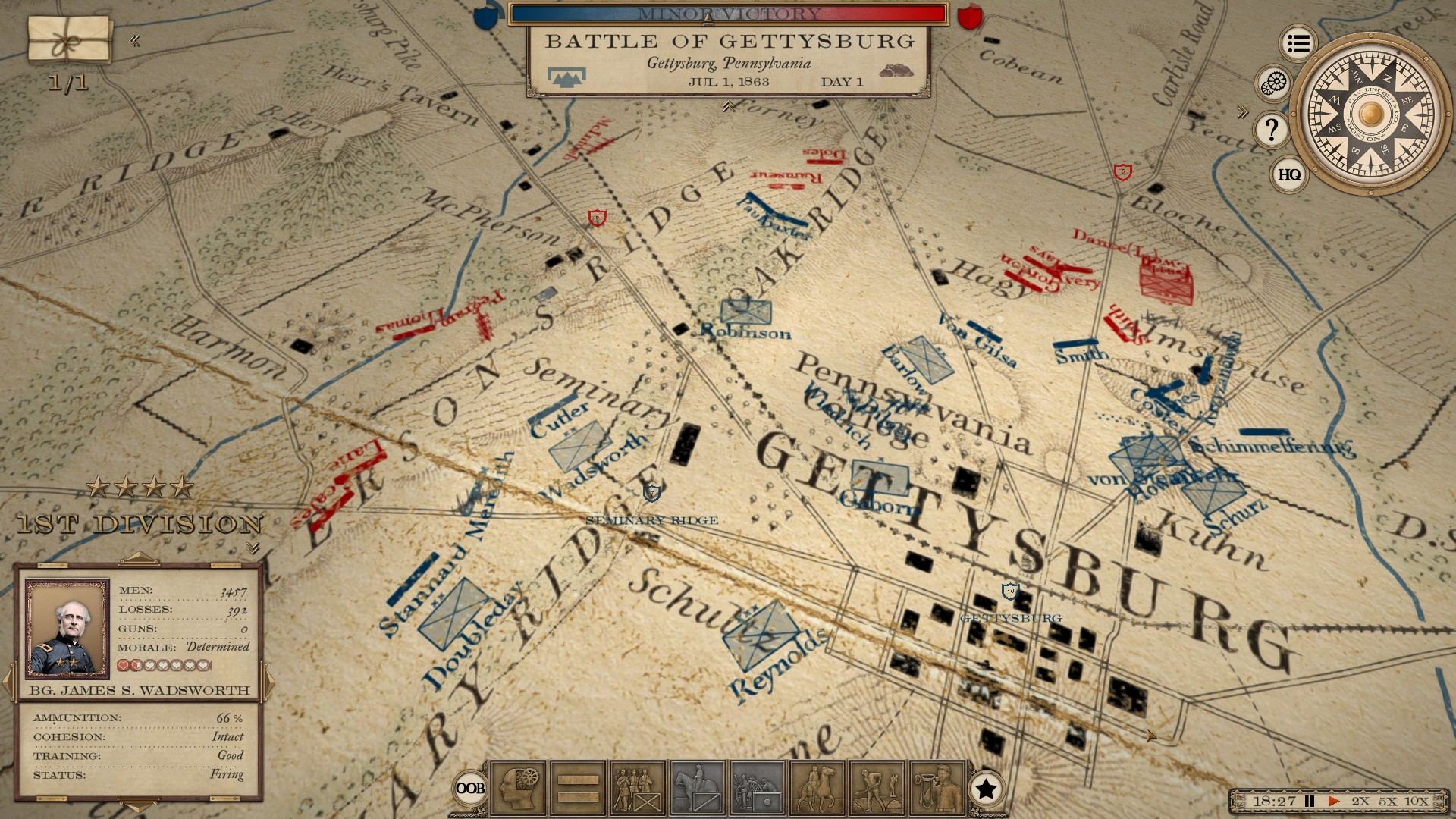 Grand Tactician: The Civil War (1861-1865) - screenshot 1