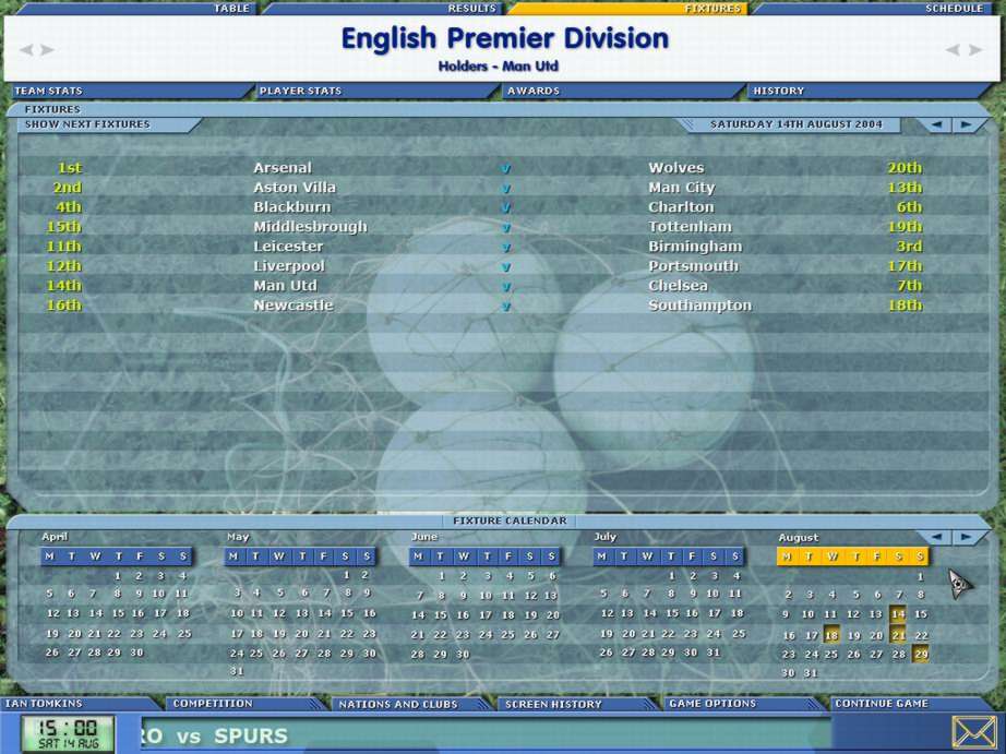 Championship Manager 5 - screenshot 8