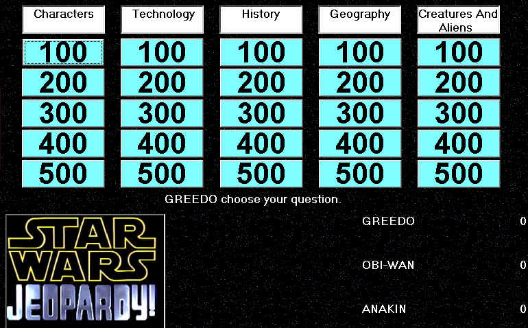 Star Wars: Jeopardy - screenshot 6