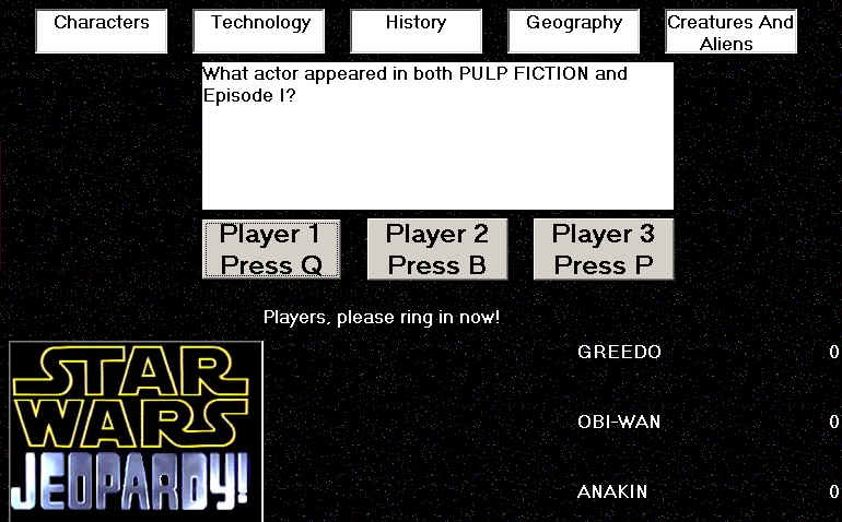 Star Wars: Jeopardy - screenshot 5