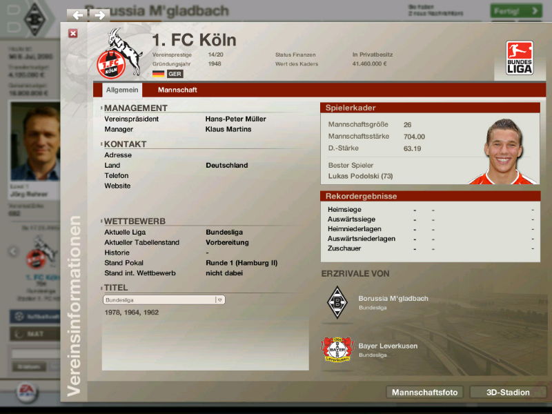 FIFA Manager 06 - screenshot 10