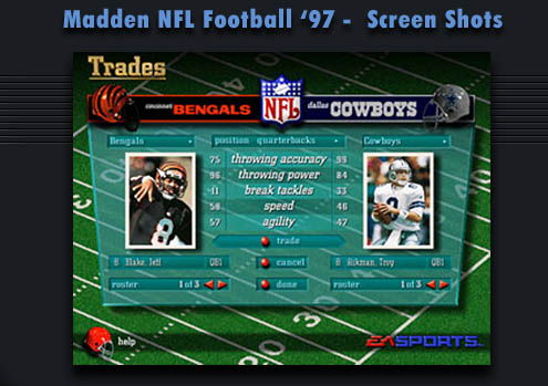 Madden NFL 97 - screenshot 1
