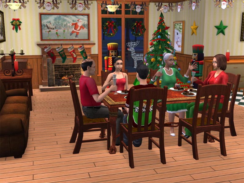 The Sims 2: Christmas Party Pack - screenshot 2