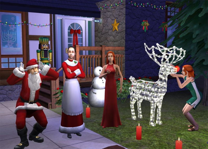 The Sims 2: Christmas Party Pack - screenshot 1