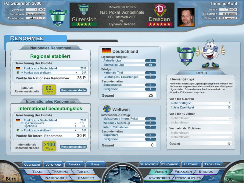Anstoss 2007 - screenshot 6