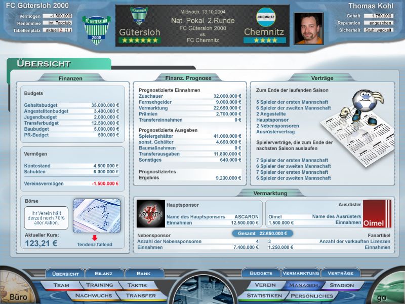 Anstoss 2007 - screenshot 4