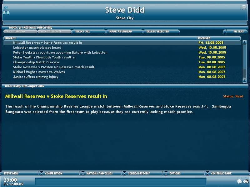 Championship Manager 2006 - screenshot 3