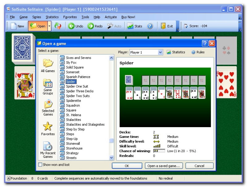 SolSuite 2006 - screenshot 7