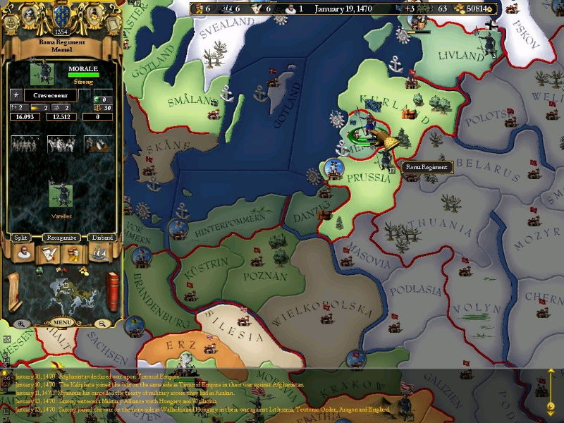 Europa Universalis 2 - screenshot 1