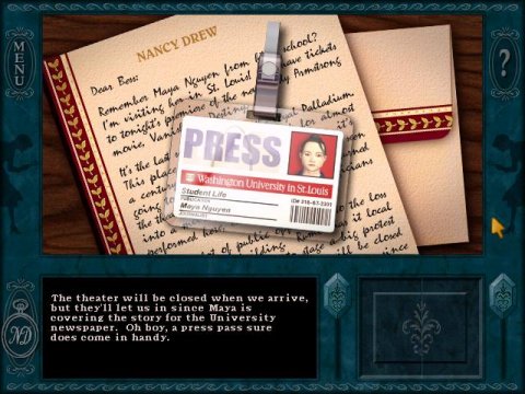 Nancy Drew: The Final Scene - screenshot 1