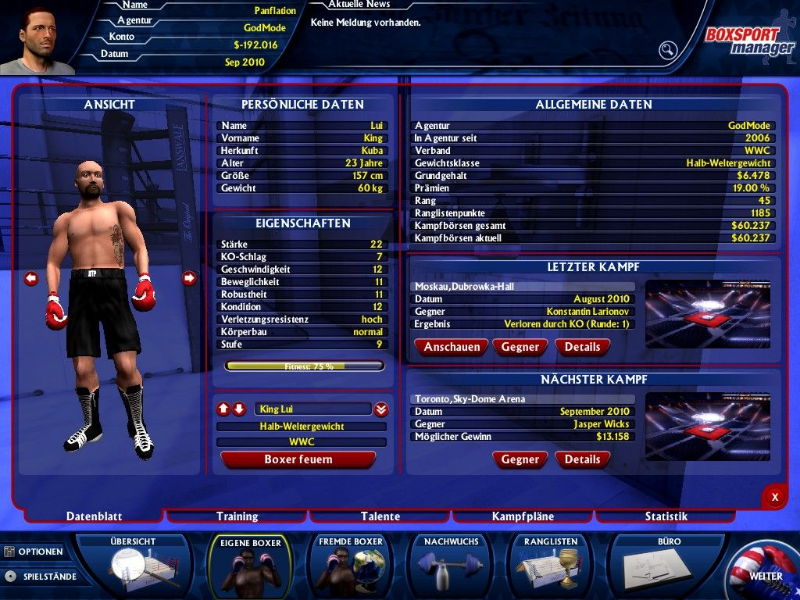 Boxing Manager - screenshot 8