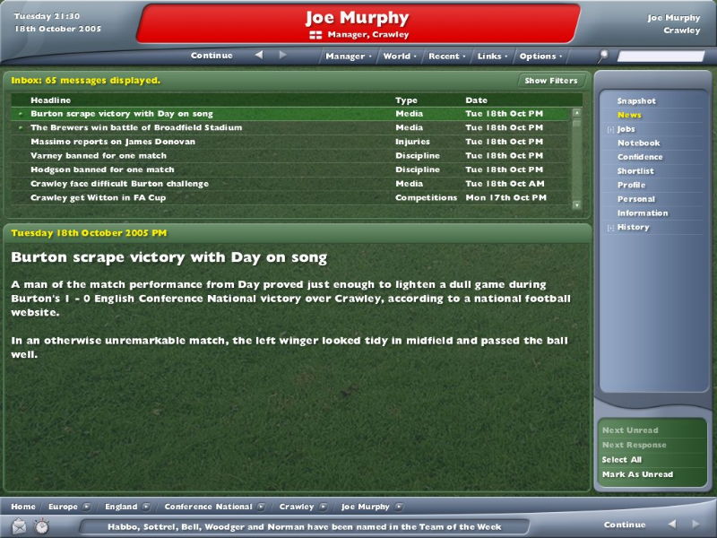 Football Manager 2006 - screenshot 44