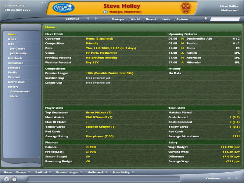 Football Manager 2006 - screenshot 23