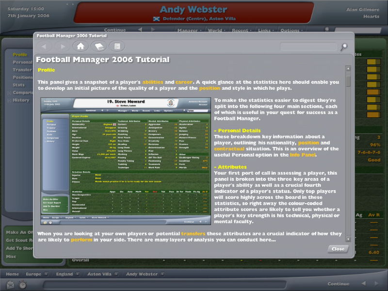 Football Manager 2006 - screenshot 13