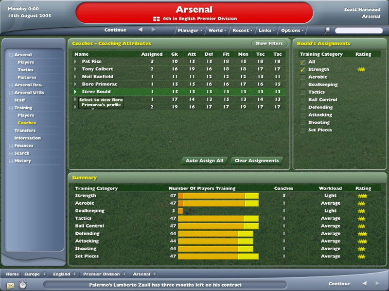 Football Manager 2006 - screenshot 12