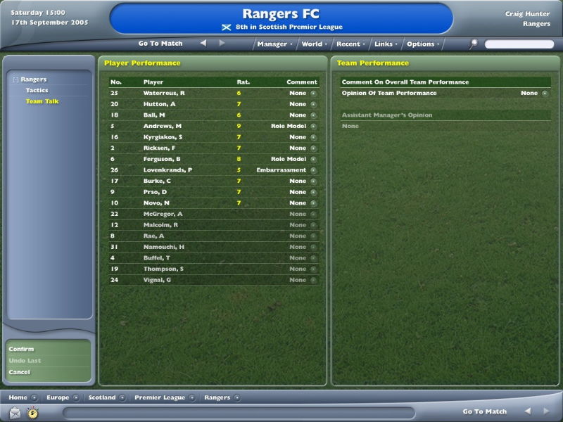 Football Manager 2006 - screenshot 9