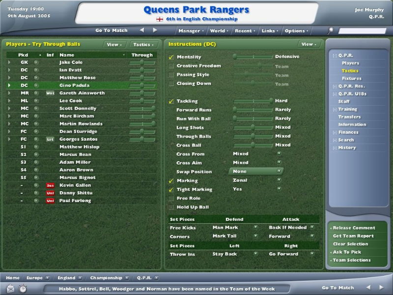 Football Manager 2006 - screenshot 2