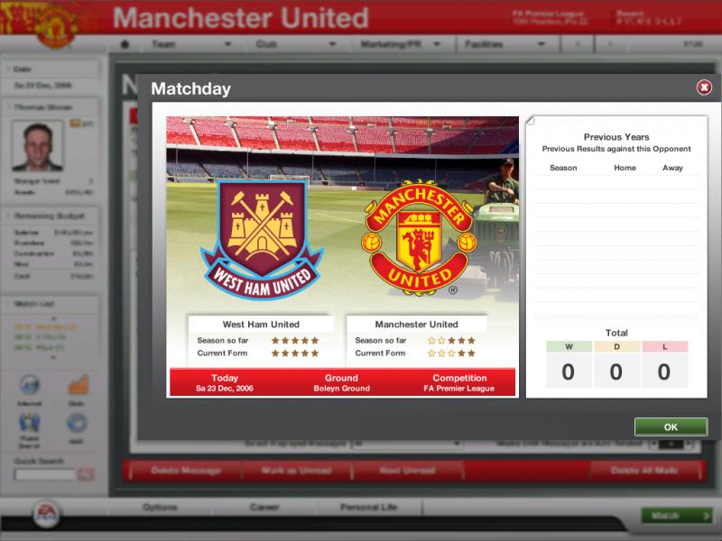 FIFA Manager 07: Extra Time - screenshot 29