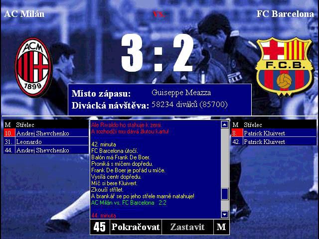 Czech Soccer Manager 2000 - screenshot 7