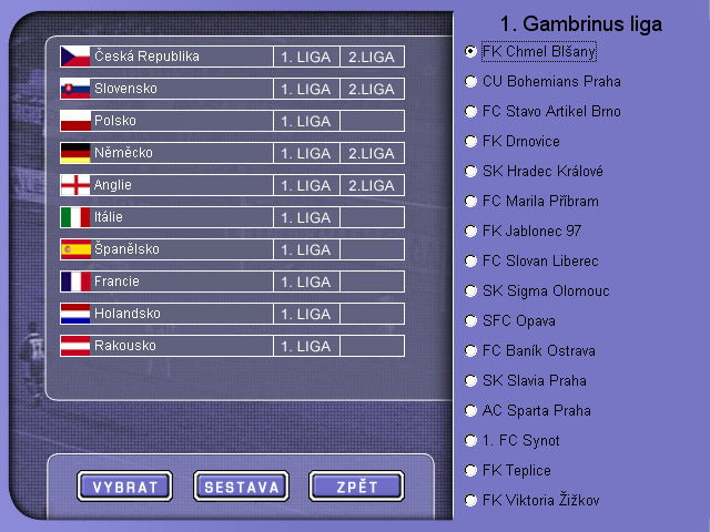 Czech Soccer Manager 2001 - screenshot 9