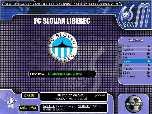 Czech Soccer Manager 2001 - screenshot 8