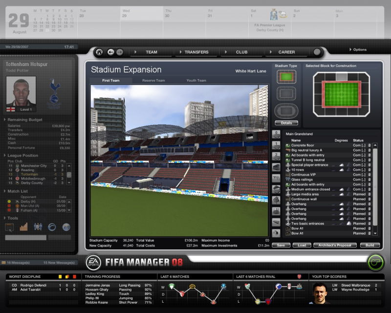 FIFA Manager 08 - screenshot 10