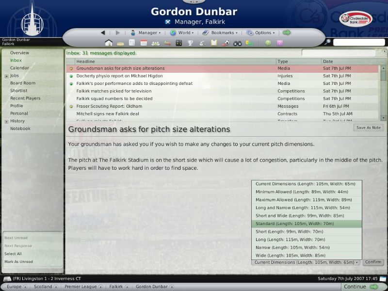 Football Manager 2008 - screenshot 8