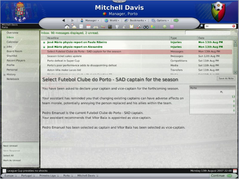 Football Manager 2008 - screenshot 6