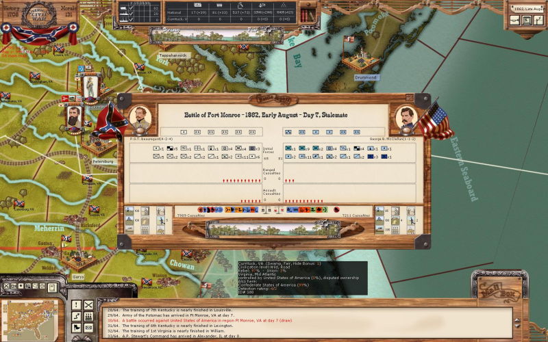 Ageod's American Civil War - The Blue and the Gray - screenshot 22
