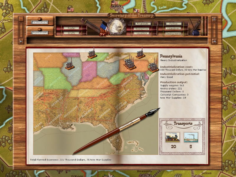 Ageod's American Civil War - The Blue and the Gray - screenshot 20