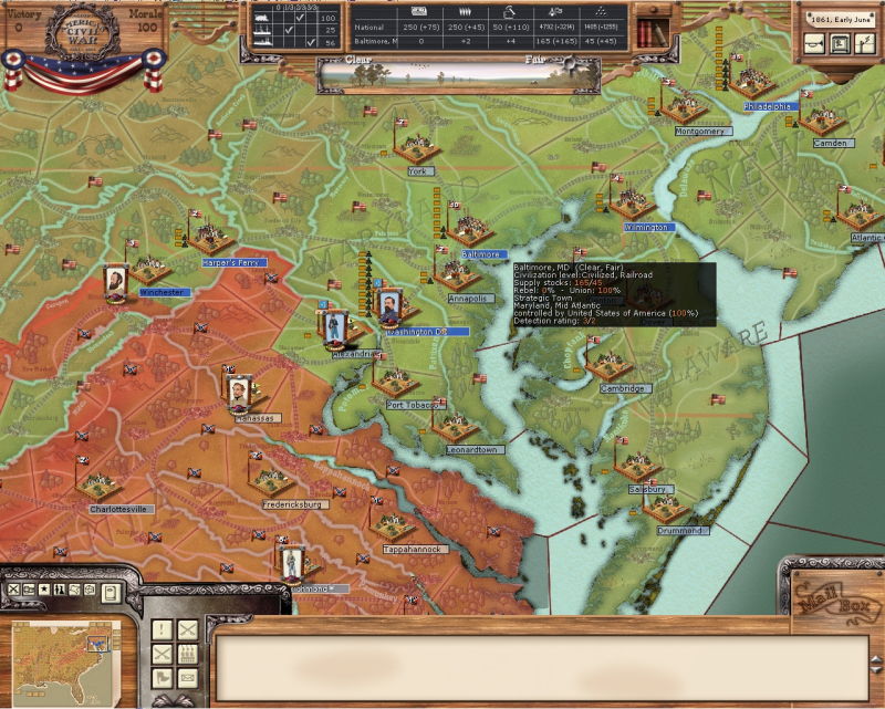 Ageod's American Civil War - The Blue and the Gray - screenshot 19
