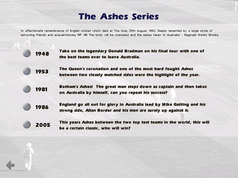 International Cricket Captain: Ashes Year 2005 - screenshot 22