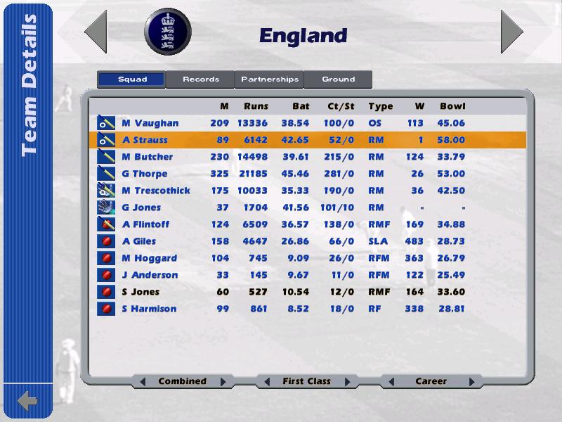 International Cricket Captain: Ashes Year 2005 - screenshot 20