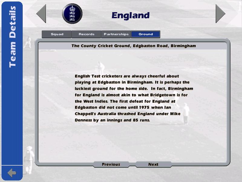 International Cricket Captain: Ashes Year 2005 - screenshot 17