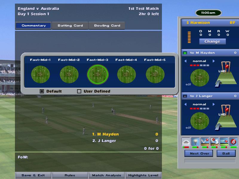 International Cricket Captain: Ashes Year 2005 - screenshot 10