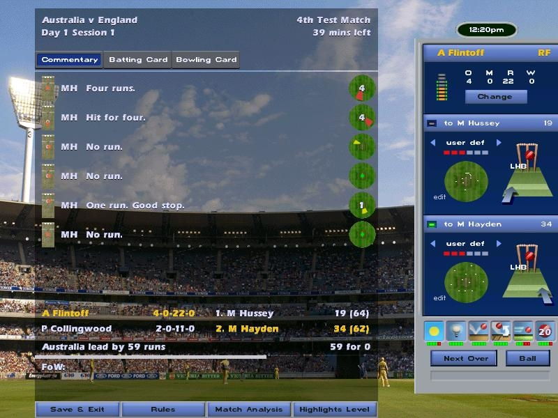 International Cricket Captain 2006: Ashes Edition - screenshot 5