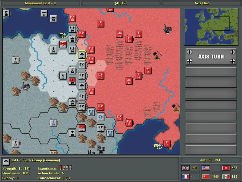 Strategic Command: European Theater - screenshot 1