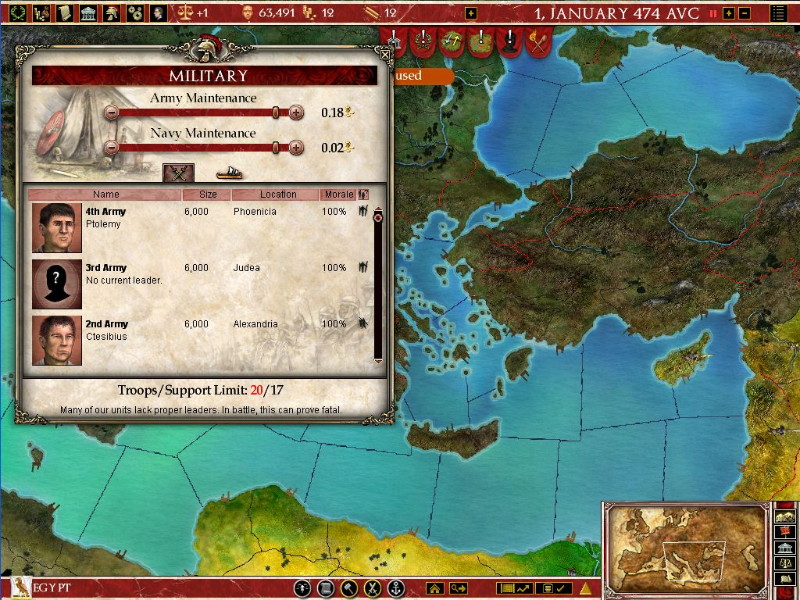 Europa Universalis: Rome - screenshot 1