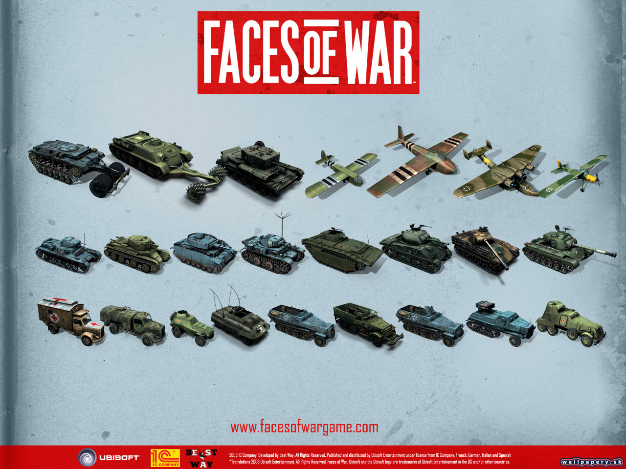 Faces of War - wallpaper 1