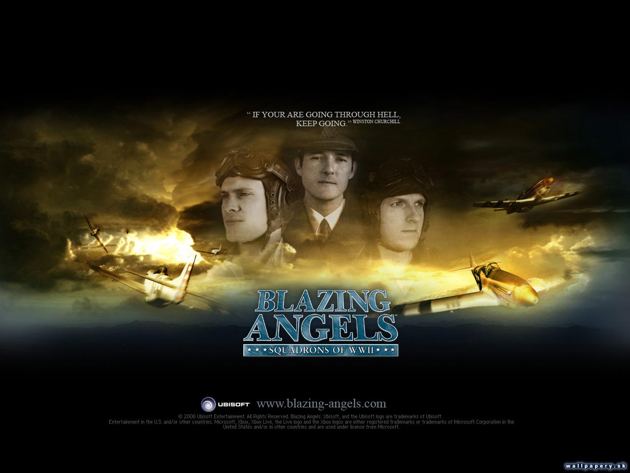 Blazing Angels: Squadrons of WWII - wallpaper 2