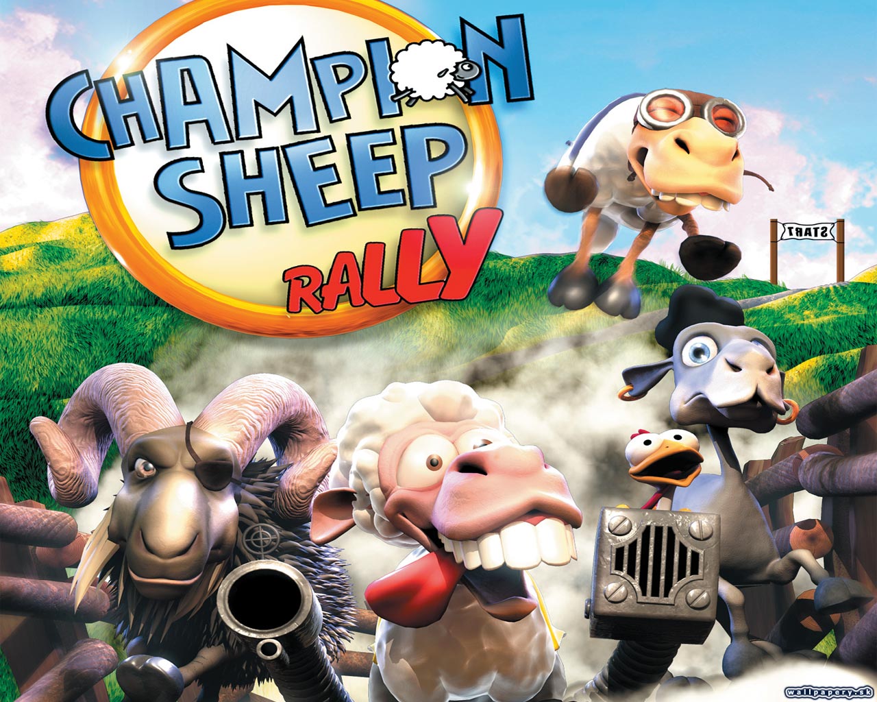 Champion Sheep Rally: Need for Sheep - wallpaper 1
