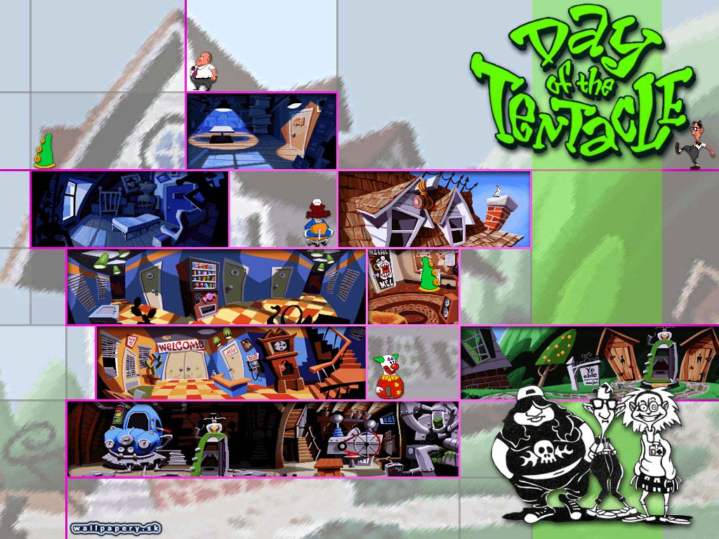 Maniac Mansion: Day of the Tentacle - wallpaper 2