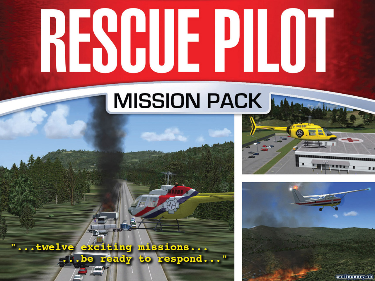 Microsoft Flight Simulator X: Rescue Pilot Mission Pack - wallpaper 2