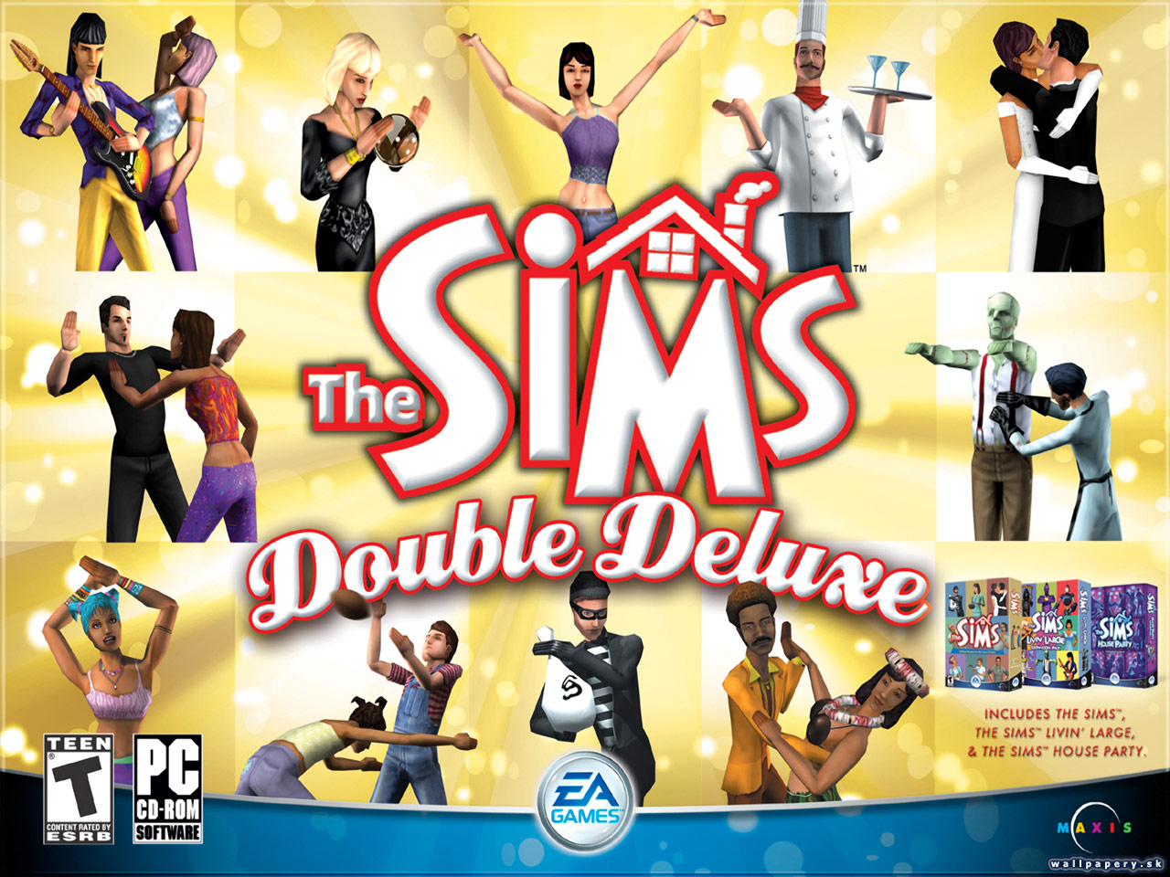 The Sims: Double Deluxe - wallpaper 1