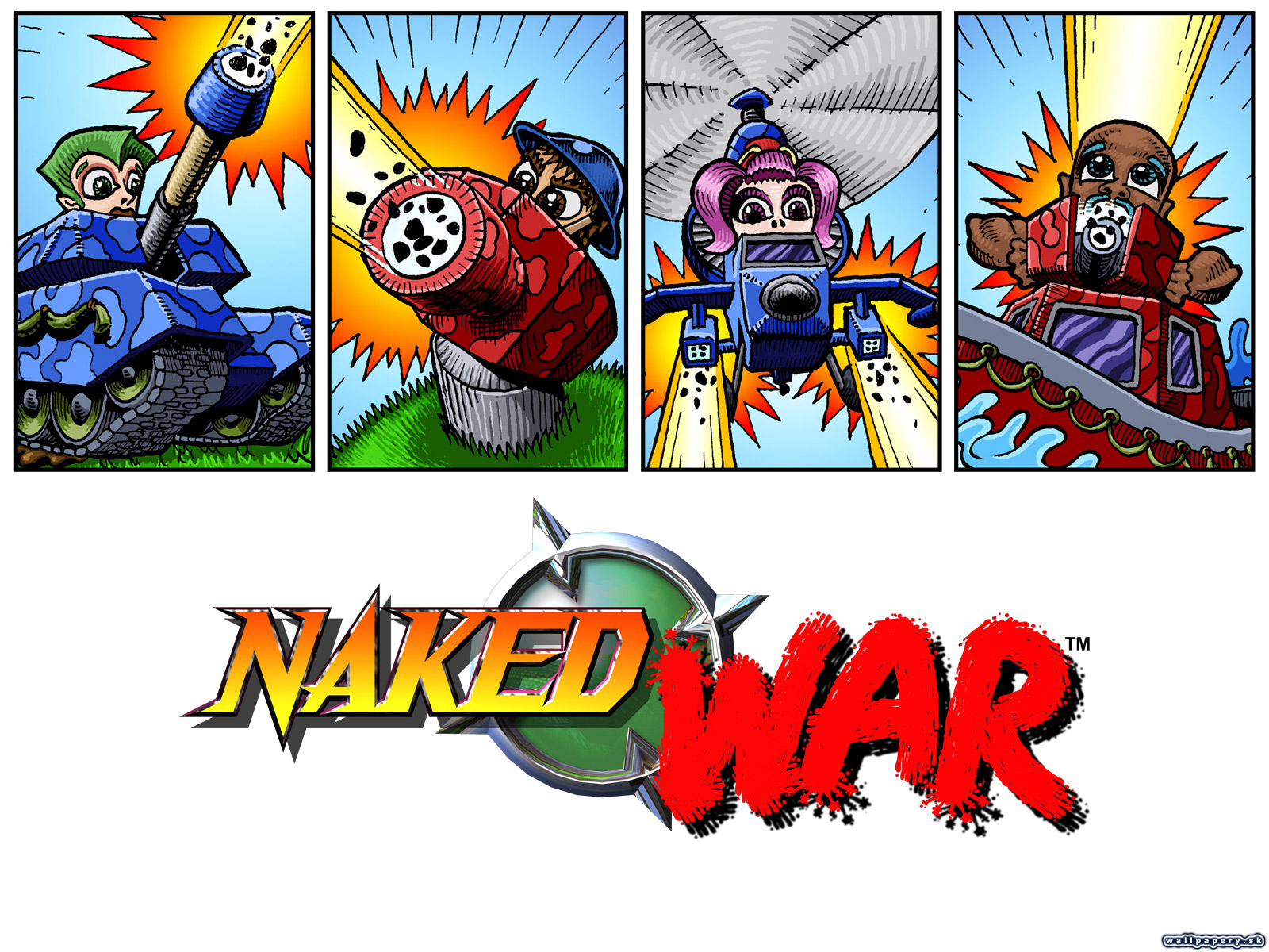 Naked War - wallpaper 4
